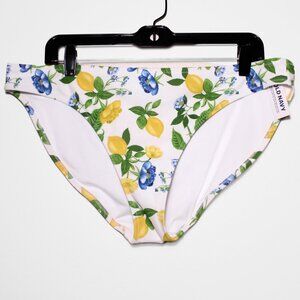 Old Navy Womens Lemon Fruit Floral Print Low Rise Bikini Bottoms Size XL or 2X